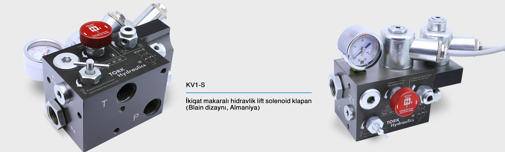 Tam idarəetmə klapan bloku FKC-G1-02BK